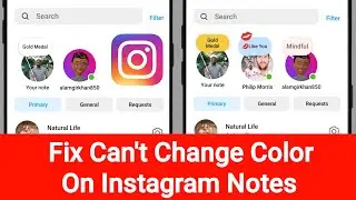 How to Fix Can't Change Color On Instagram Notes (2024) | Instagram Notes Color Not Changing