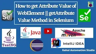 🔥How to get Attribute Value of  WebElement | getAttribute() method in Selenium- Selenium Session 39🔥