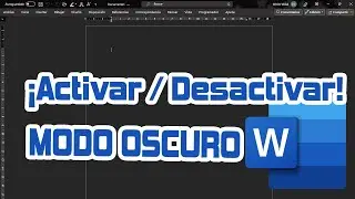 ¿Cómo Desactivar el Modo Oscuro en Word?