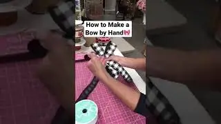 How to Make a Bow by Hand | Shorts | Bow Making #shorts #bowmaking Slow version on channel videos