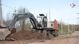 Ремонт дороги на ул Льва Толстого