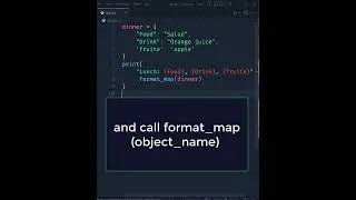 python format_map function #shorts