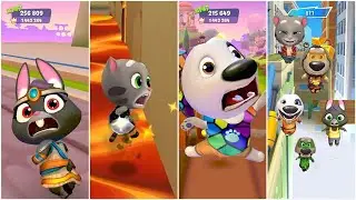 100 Funny Fails Talking Tom Gold Run VS Tom Hero Dash VS Tom Gold Run 2