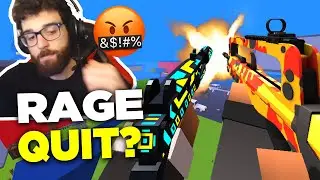 I RAGE QUIT in Krunker.io vs ███ ( RIP Nukes... )