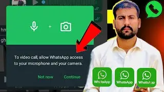 To video call allow whatsapp access to your microphone and camera || Whatsapp video calling problem