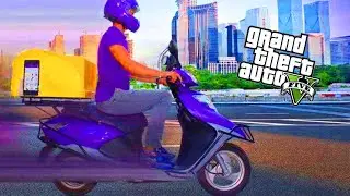 GTA 5 GERÇEK HAYAT !!! - Motorlu KURYE Olarak İş Bulduk ! 🏍️ #1