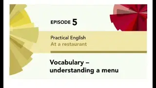 English File 4thE - Elementary - Practical English E5 - At a restaurant - Vocabulary