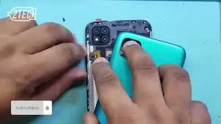 😱How to REMOVE Xiaomi REDMI 9C BACK DOOR and FINGER PRINT SENSOR