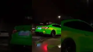 Do you like this Bmw M4 Competition?💚🤤💚 #shorts #bmw #romania #short #bmwm #night