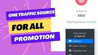 One Traffic Source For All Promotion {Best Free Traffic Source To Promote Any Product AUTOMATION}