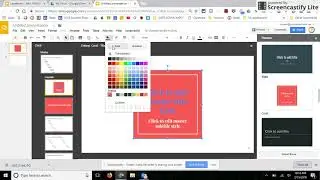 Using the Master Slide Editor in Google Slides