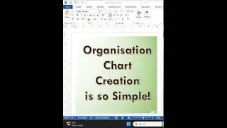 Organization Chart Creation is Simple, Be Smart by using SmartArt #shorts #excel #word #powerpoint