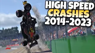 F1 HIGH SPEED CRASHES 2014 - 2023 #5