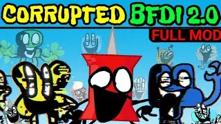 Friday Night Funkin VS Pibby BFDI 2.0 - Battle for Corrupted Island V2 | Pibby X FNF (Pibby BFB V2)