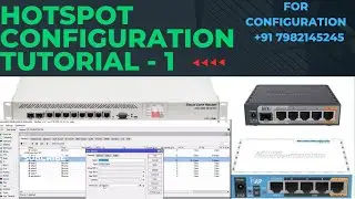 Tutorial 1 How to configure Hotspot on Mikrotik Router | WIFI Hotspot