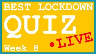 Live Online Quiz | Week 8 | Live Trivia Questions | Online Pub Quiz | Live Virtual Quiz 2020