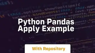 python pandas apply example