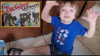 He's Upset once he sees that Twister is not a Painting Game!