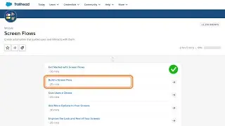 Build a Screen Flow || Screen Flows