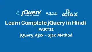 jQuery Ajax - ajax Method in Hindi Part11