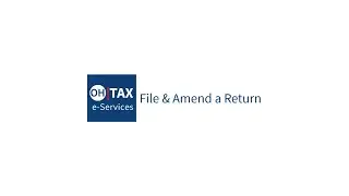 How to File and Amend a Tax Return in OH|TAX eServices