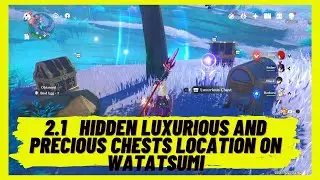 Genshin Impact 2.1 - Hidden Luxurious and  Precious Chests in Watatsumi -  Follow the Electro Seelie