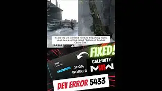 How to fix DEV ERROR 5433 in #mw3  warzone #borntoplaygames #5433  #callofduty #warzone