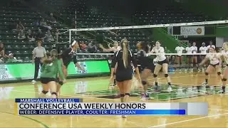 Conference USA Honors Two Marshall Volleyball Players