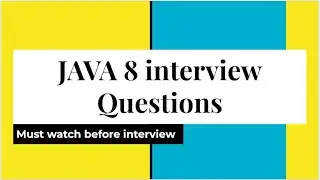 Java 8 interview Questions | Java 8 interview questions for  experienced  | Java Shastra