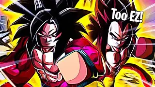 It's just TOO EASY for SSJ4 Goku and SSJ4 Vegeta on All Star Tower Defense | Roblox