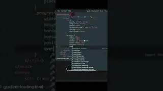 Gradient Progress Bar Animation using Html CSS | CSS Tutorial #shorts #cssanimation