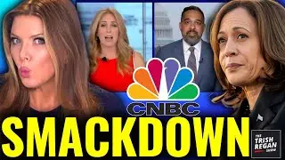PRICELESS! CNBC Anchors SLAM Communist KAMALA Advisor to HIS FACE!