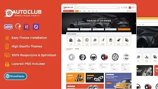 AutoClub WooCommerce Theme - TemplateTrip