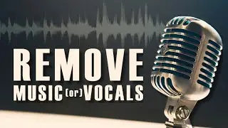 How to Remove Music from a song | Remove Vocals