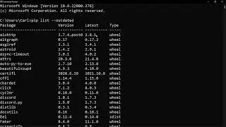 How to upgrade all Python packages with pip