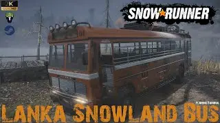 Обзор Мода Lanka Snowland Bus by Flaming Yakuma - Винтаж - Snowrunner - Дон - Промзона - #530🚧