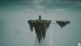 3D Floating Island Composite 