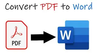 How to Convert PDF to Word without software | How to Edit PDF File in Word |#howtoeditpdffileforfree