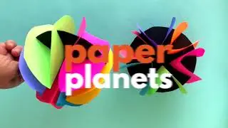 Easy Planet Craft: 3D Paper Planets