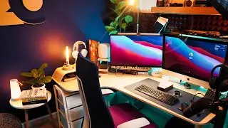 Cozy Vibes Desk Setup and Home Office Tour 2021