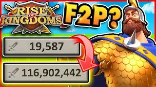 I Got 116 MILLION POWER as F2P in Rise of Kingdoms... Almost. Rise of Kingdoms F2P Guide with Ace!