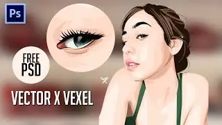 FREE PSD - Tutorial Vector x Vexel Photoshop Part #1