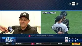 Aaron Boone on 3-0 win, Luis Gil's start in Chicago