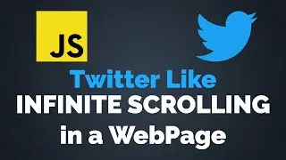 Infinite Scrolling in a Web Page using JavaScript