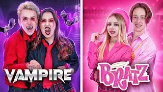 Непопулярная Пара Вампиров Vs Популярная Пара Bratz! Красотки Bratz Забрали Популярность у Вампиров!