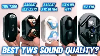 $50 TWS SOUND COMPARISON! 🔥 My Top 5 Budget Truly Wireless Earbuds!