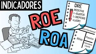 ROE E ROA - COMO CALCULAR? Rentabilidade do patrimônio líquido (ROE) / Rentabilidade do ativo (ROA)