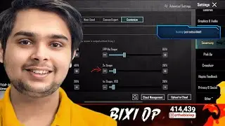 Bixi Op Sensitivity And Controls | Best Sensitivity Settings | BGMI/PUBG MOBILE