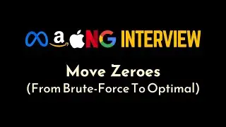 Move Zeroes | evolve from brute-force to optimal | LeetCode | Geekific