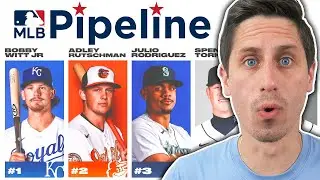 NEW MLB Pipeline Top 100 Prospects Ranking REACTION